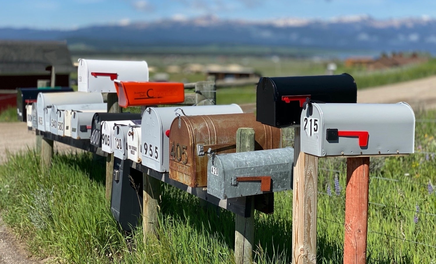 Mailboxes on the Road