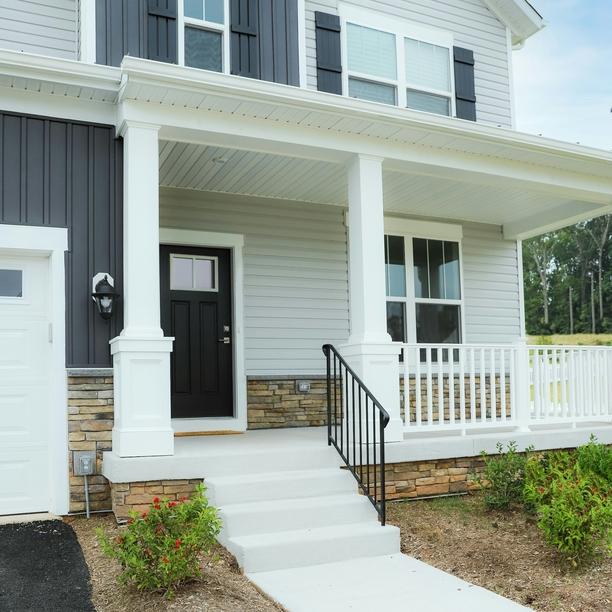 Home with Modern Siding